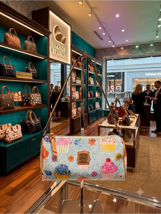Dooney & Bourke Handbags - Dooney & Bourke Cupcake Barrel Bag - light blue